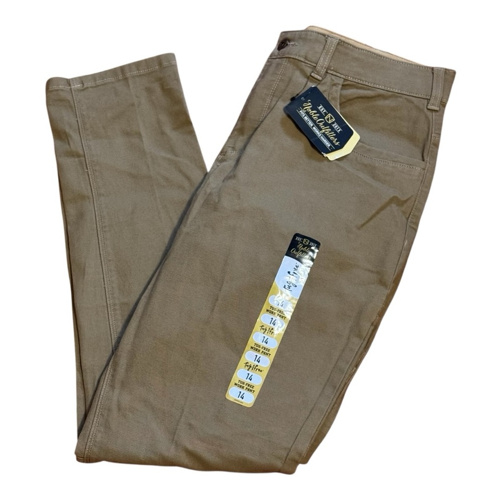 Tan Straight Leg Women's Jeans